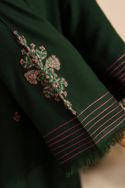 Emerald-2 Piece Embroidered Stitched Marina Suit