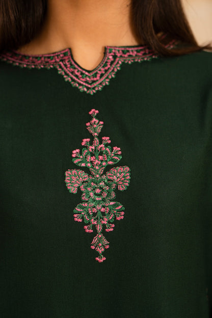 Emerald-2 Piece Embroidered Stitched Marina Suit