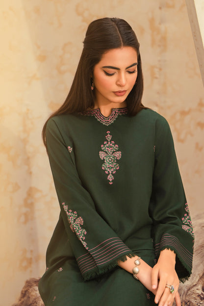 Emerald-2 Piece Embroidered Stitched Marina Suit