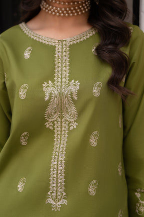 Zinnia-3PC Stitched Lawn Suit