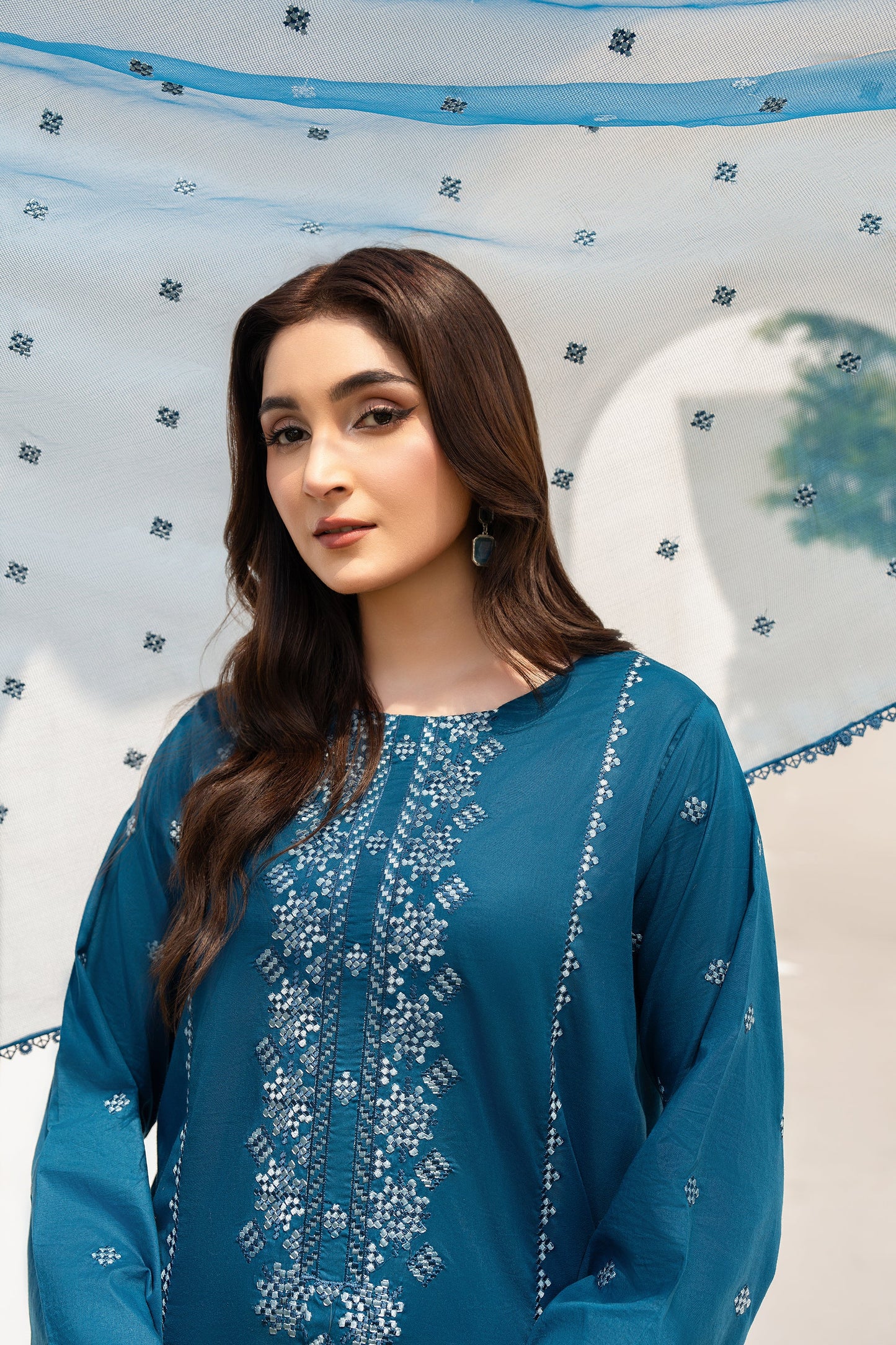 Iris - 3 Piece Embroidered Stitched Lawn Suit