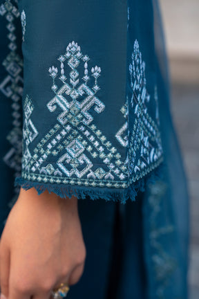 Iris-3PC Stitched Lawn Suit