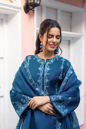 Iris-3PC Stitched Lawn Suit