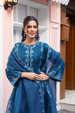 Iris-3PC Stitched Lawn Suit