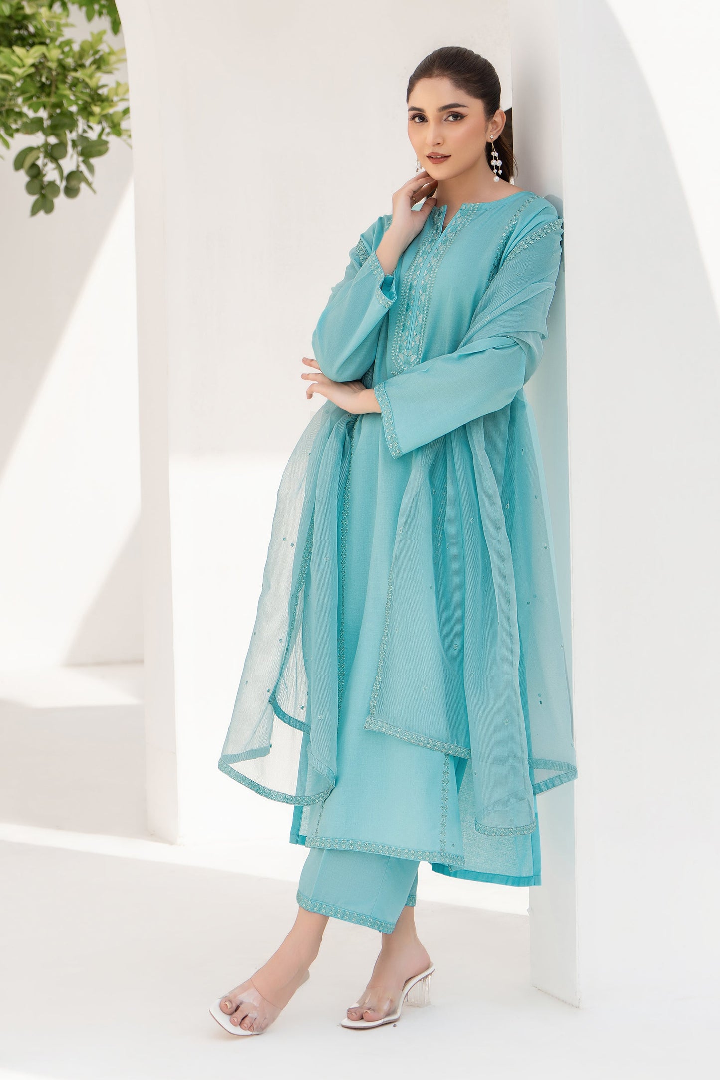 Tulip - 3 Piece Embroidered Stitched Lawn Suit