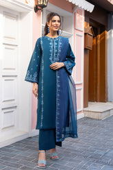 Iris-3PC Stitched Lawn Suit